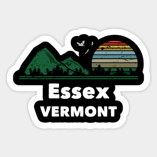 Mountain Sunset Flying Birds Outdoor Essex Vermont Sticker